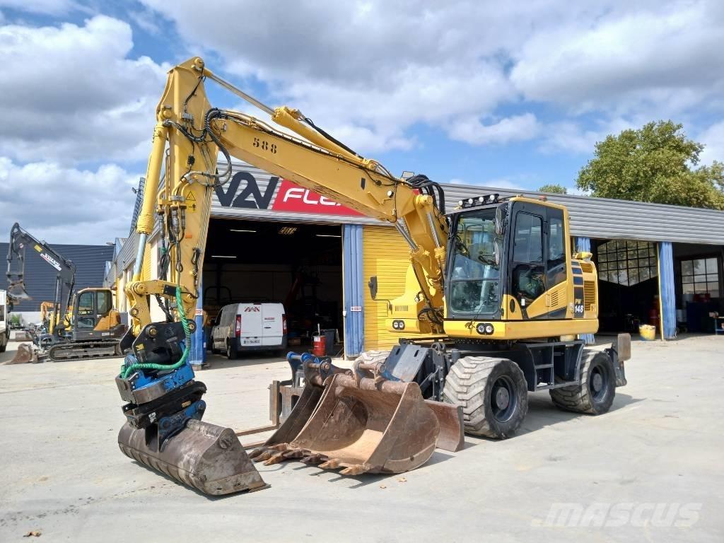 Komatsu PW 148-11 حفارات بعجل