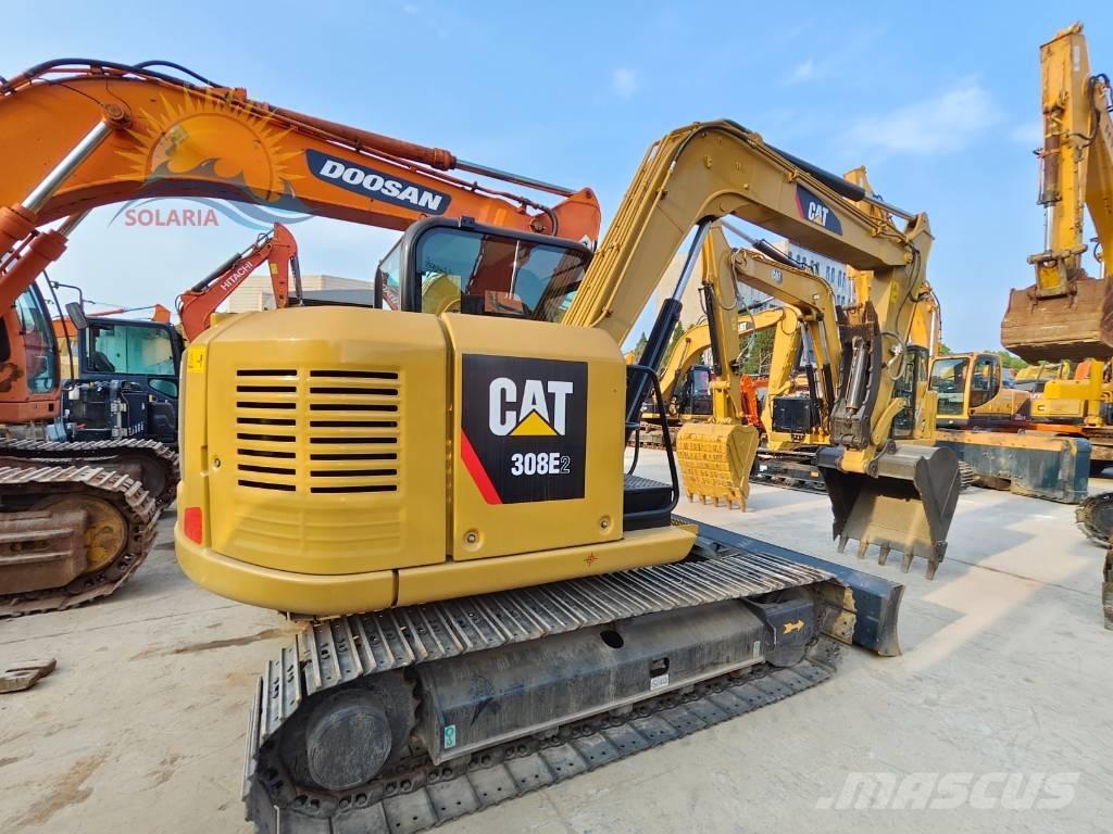 CAT 308 E 2 حفارات وسط 7 طن - 12 طن