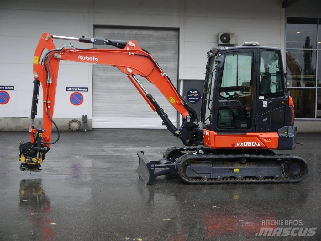 Kubota KX 060-5 حفارات صغيرة أقل من 7 طن (حفارات صغيرة)