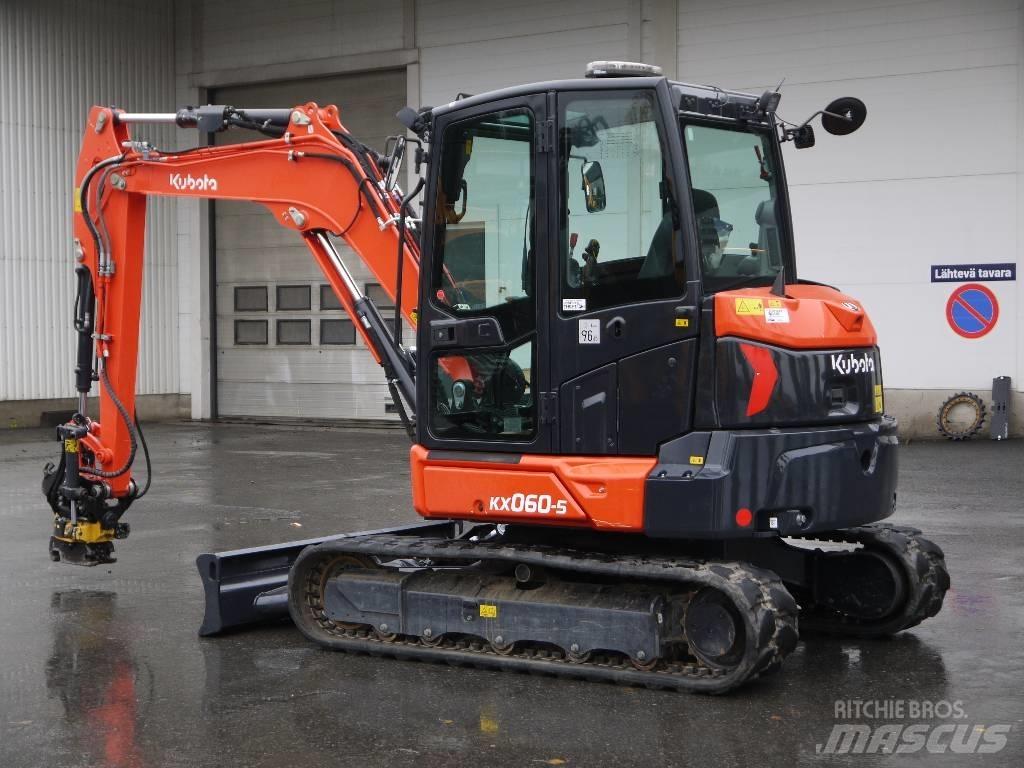 Kubota KX 060-5 حفارات صغيرة أقل من 7 طن (حفارات صغيرة)