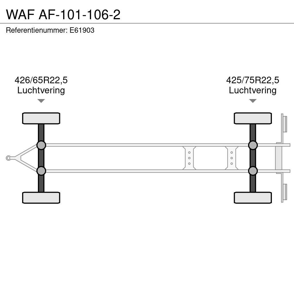  WAF AF-101-106-2 مقطوروات مسطحة/مفصلية الجوانب