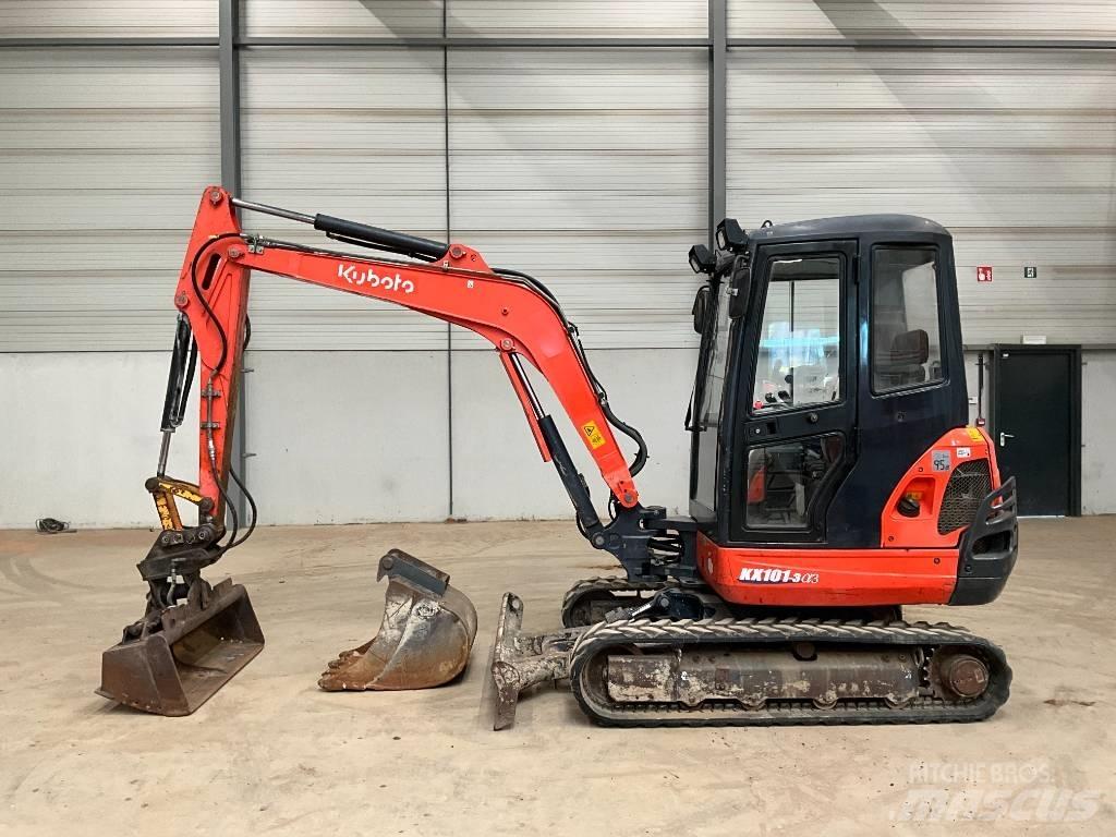 Kubota KX 101-3 A 3 حفارات صغيرة أقل من 7 طن (حفارات صغيرة)