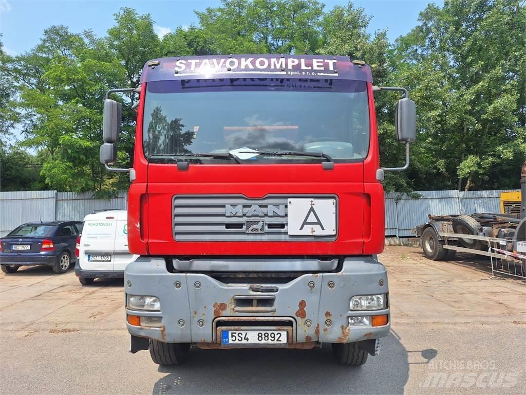MAN TGA 35.410 6X4 شاحنات مسطحة/مفصلية الجوانب