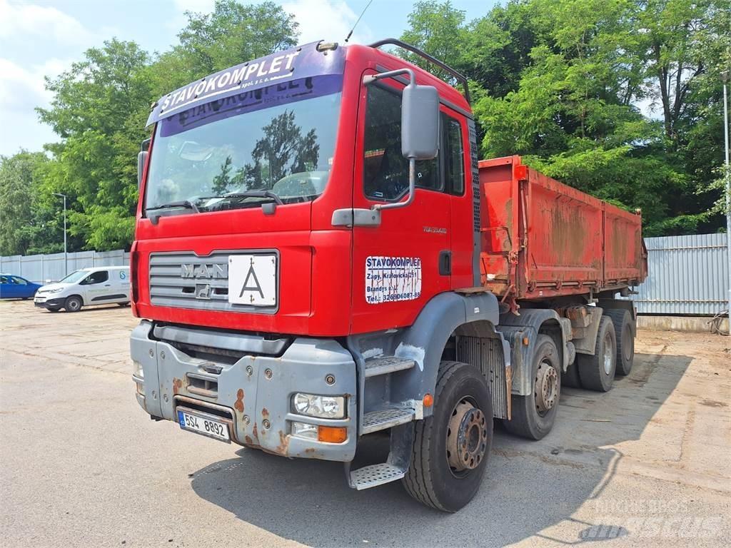 MAN TGA 35.410 6X4 شاحنات مسطحة/مفصلية الجوانب