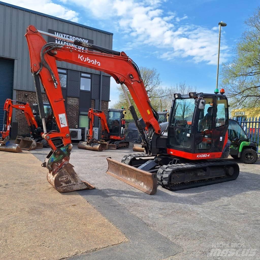 Kubota KX080-4 حفارات وسط 7 طن - 12 طن