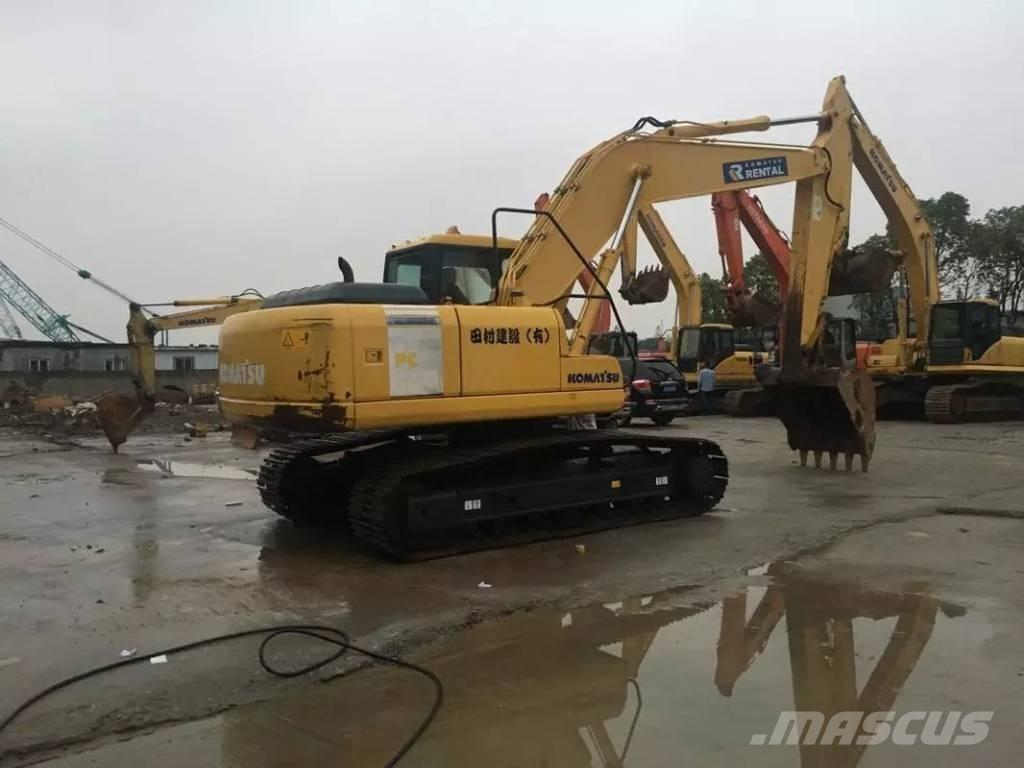 Komatsu pc200-7 حفارات زحافة