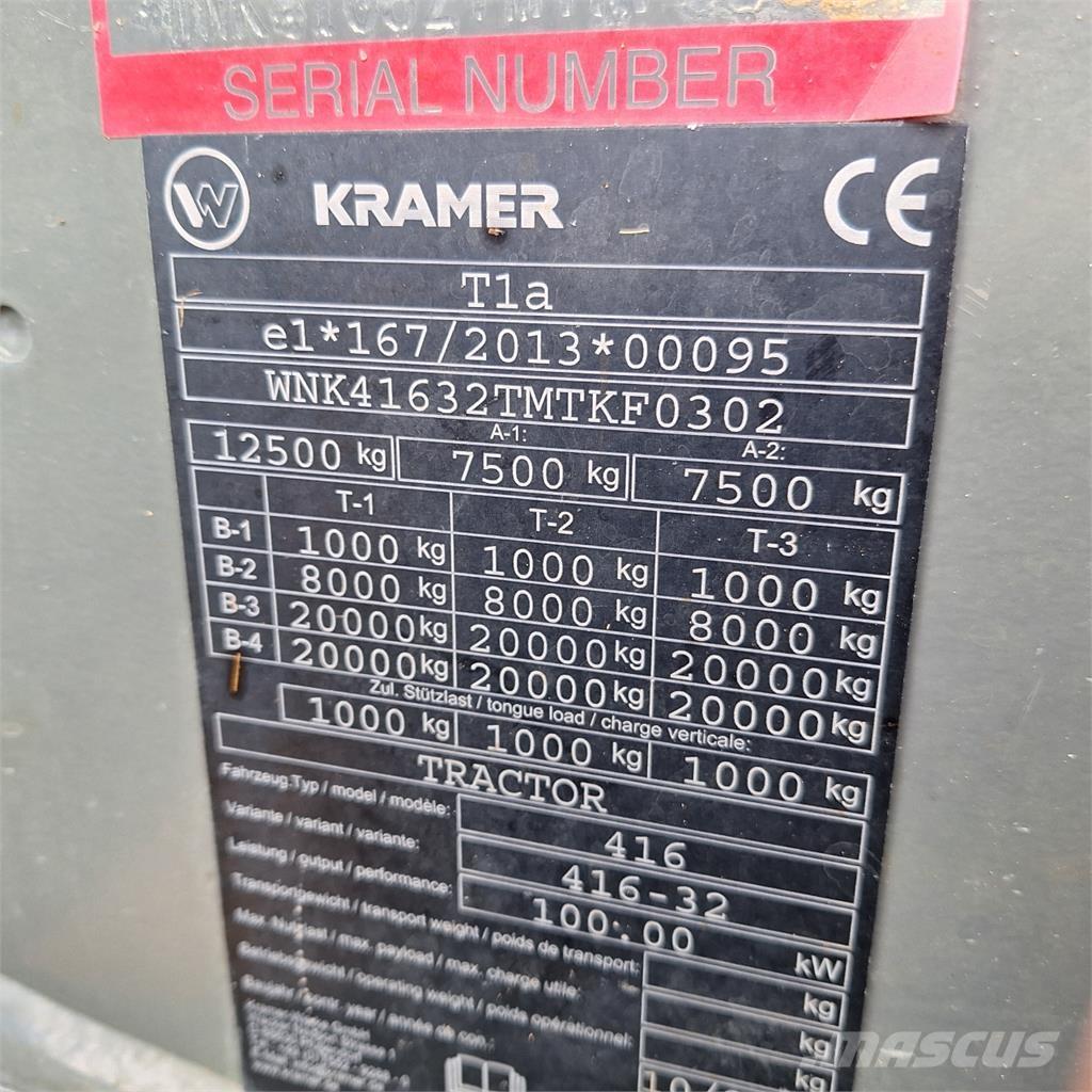 Kramer KT457 معدات مناولة لأغراض الزراعة