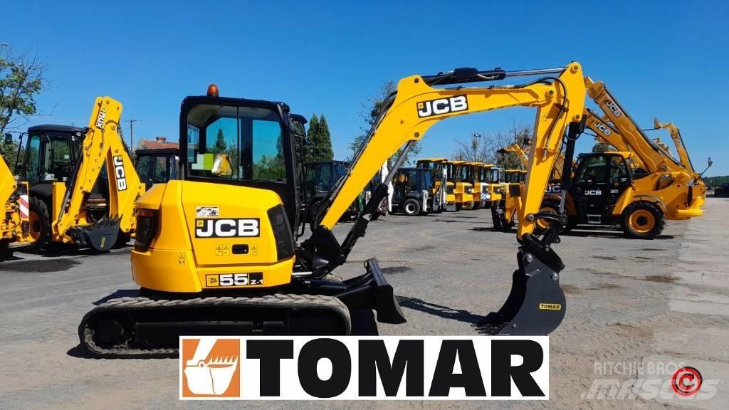 JCB 55 Z-1 حفارات صغيرة أقل من 7 طن (حفارات صغيرة)