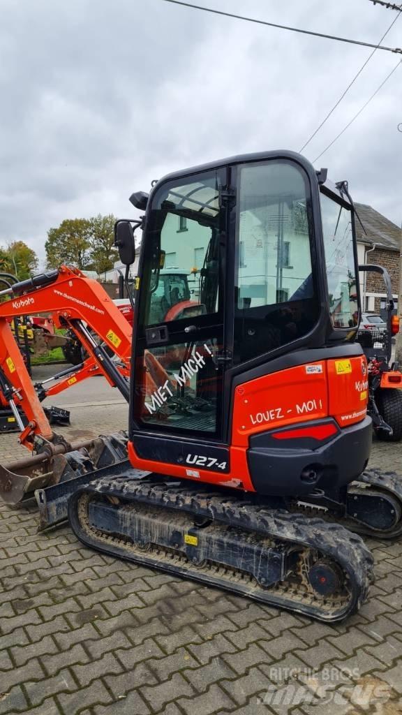 Kubota U 27-4 حفارات صغيرة أقل من 7 طن (حفارات صغيرة)