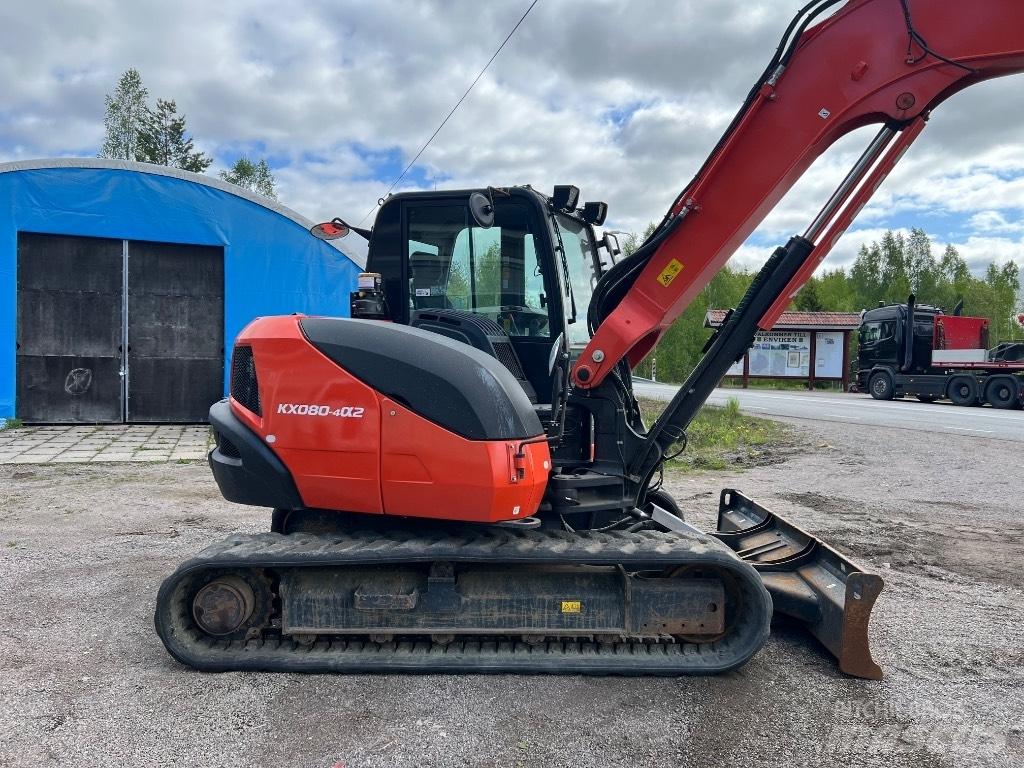 Kubota kx080-4a2 حفارات وسط 7 طن - 12 طن