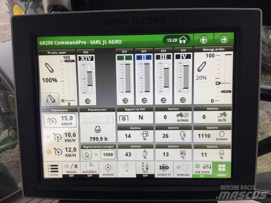 John Deere 6R250 الجرارات