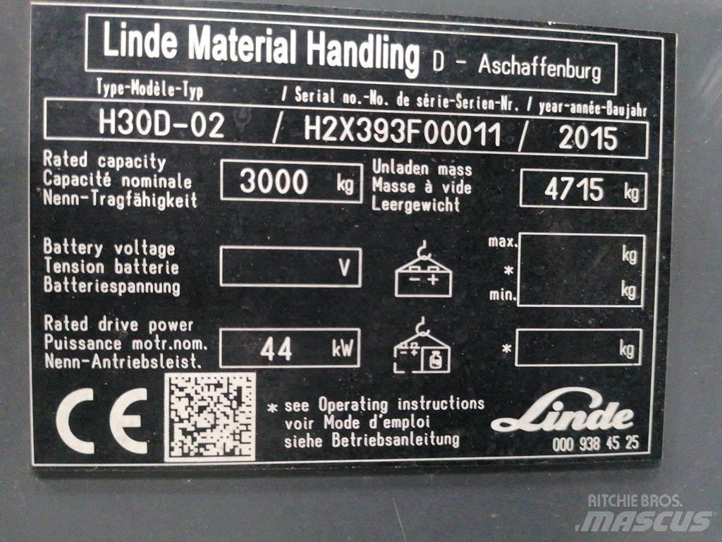 Linde H30D-02 شاحنات الديزل