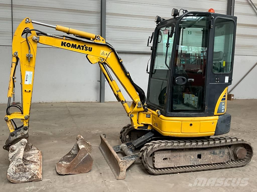 Komatsu PC 26 MR-3 حفارات صغيرة أقل من 7 طن (حفارات صغيرة)