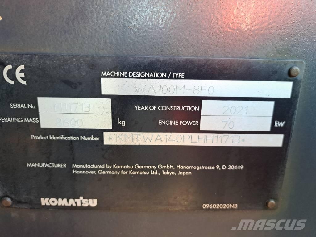 Komatsu WA 100 M-8 لوادر بعجل