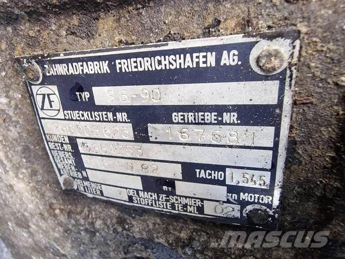  Transmission S6-90 مكونات أخرى