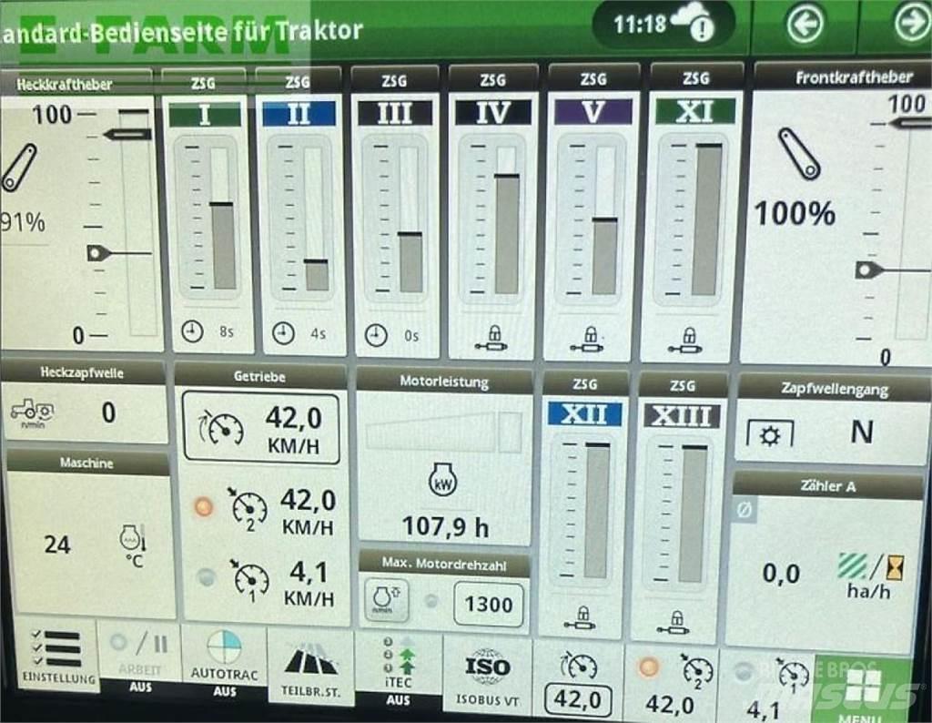 John Deere 6r 250 الجرارات