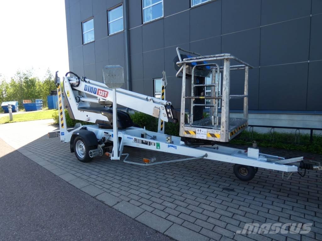 Dino 135 T Skylift المنصات الهوائية المثبتة على مقطورة