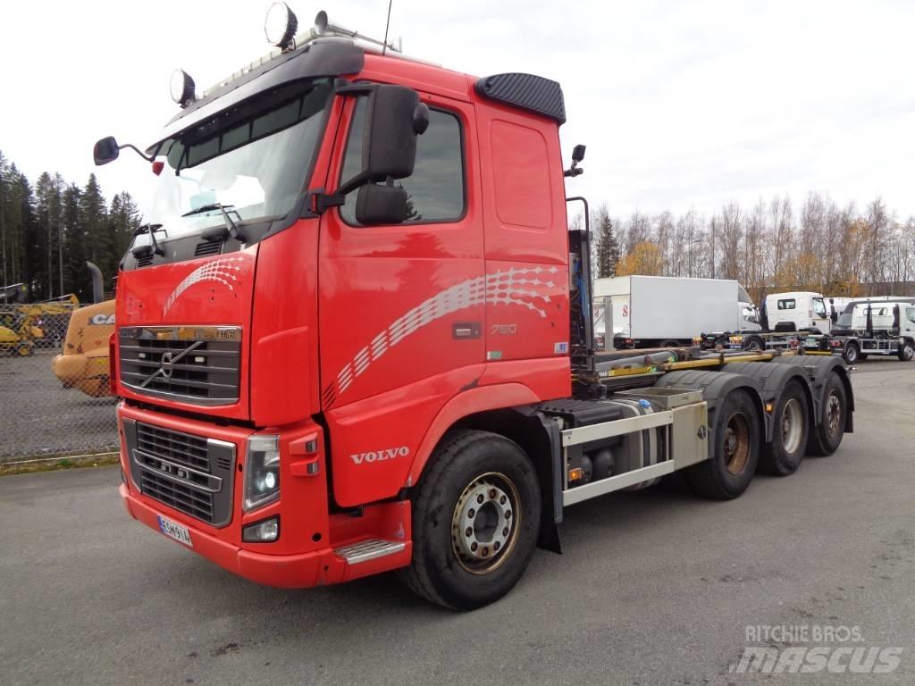 Volvo FH 750 8x4 شاحنات الرافعات الخطافية