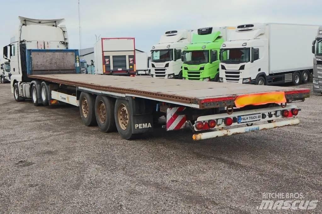 Krone SD Serie 6002 نصف مقطورات مسطحة / مفصلية الجوانب