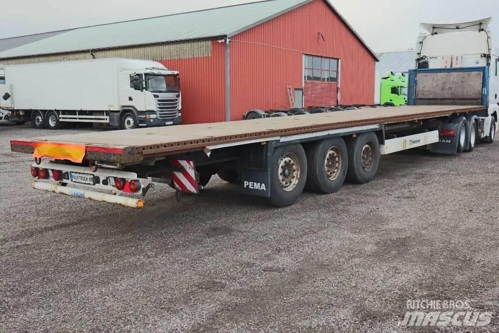 Krone SD Serie 6002 نصف مقطورات مسطحة / مفصلية الجوانب