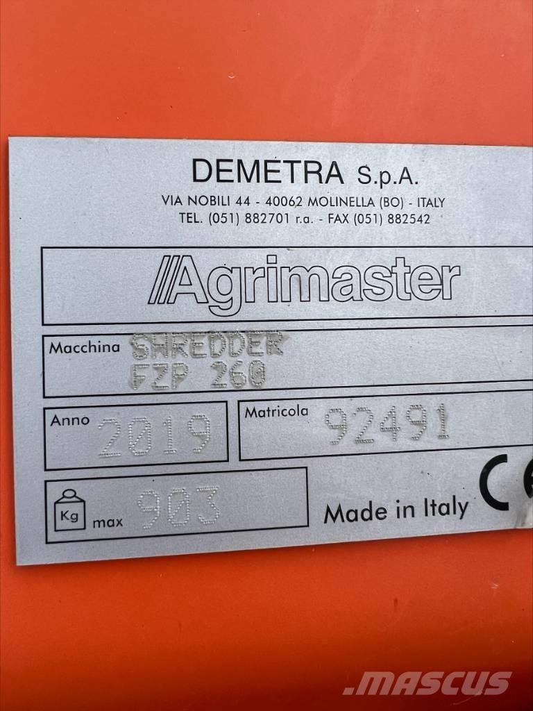 Agrimaster FZP 260 جزازات وأغطية المراعي