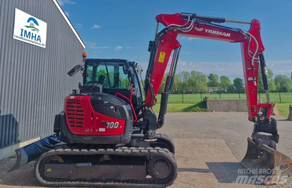 Yanmar SV100 2A-2PB حفارات وسط 7 طن - 12 طن