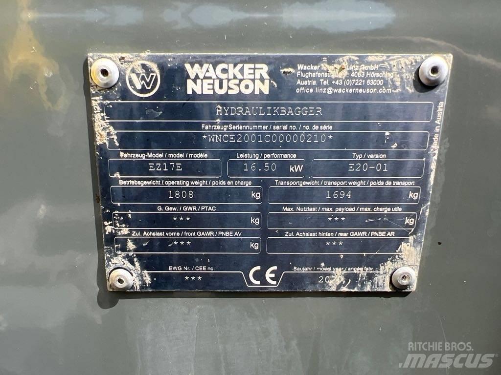 Wacker Neuson EZ17e حفارات زحافة