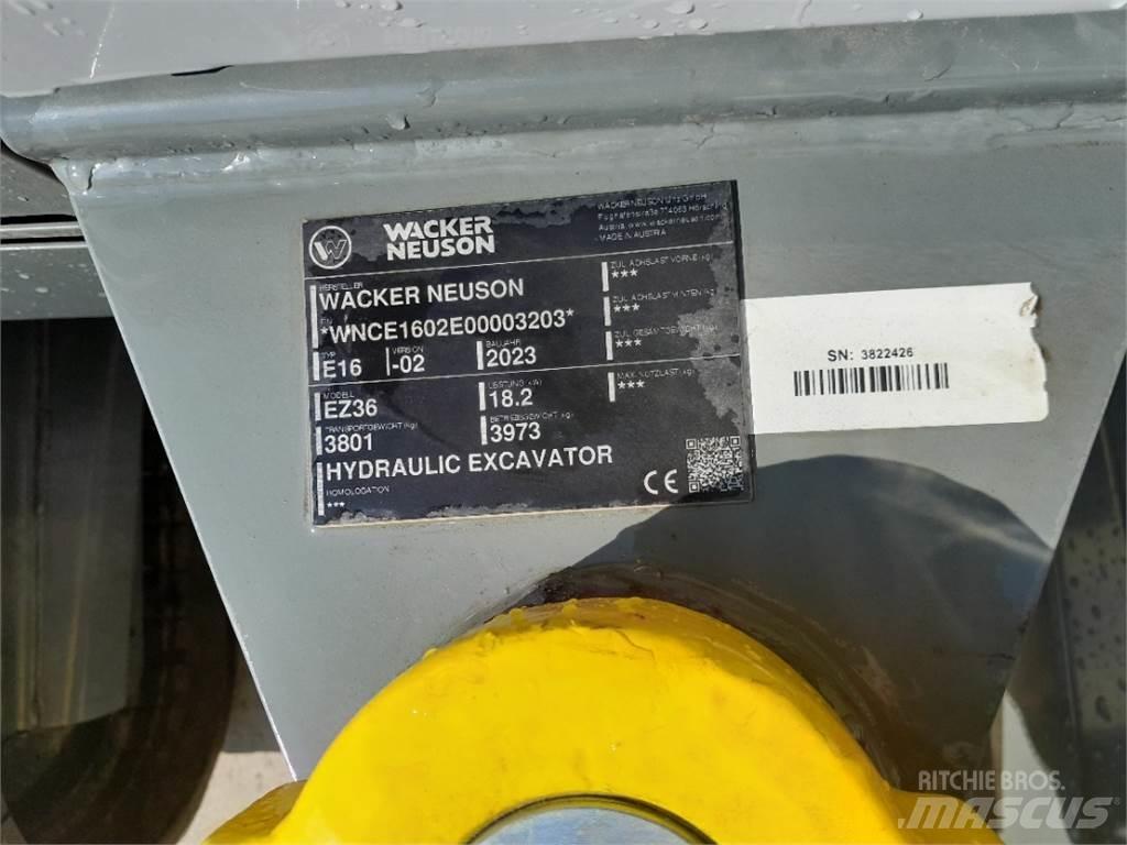 Wacker Neuson EZ36 حفارات صغيرة أقل من 7 طن (حفارات صغيرة)