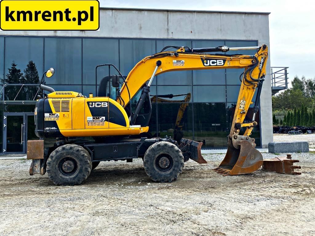 JCB JS 145 W حفارات بعجل
