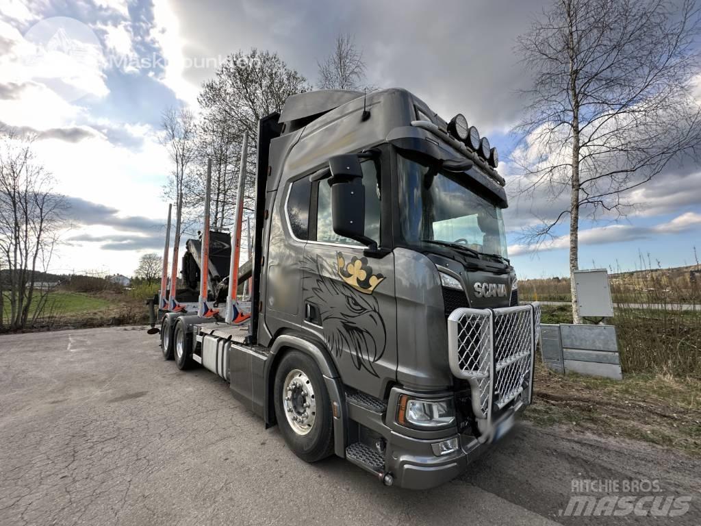Scania R 730 شاحنات أشجار