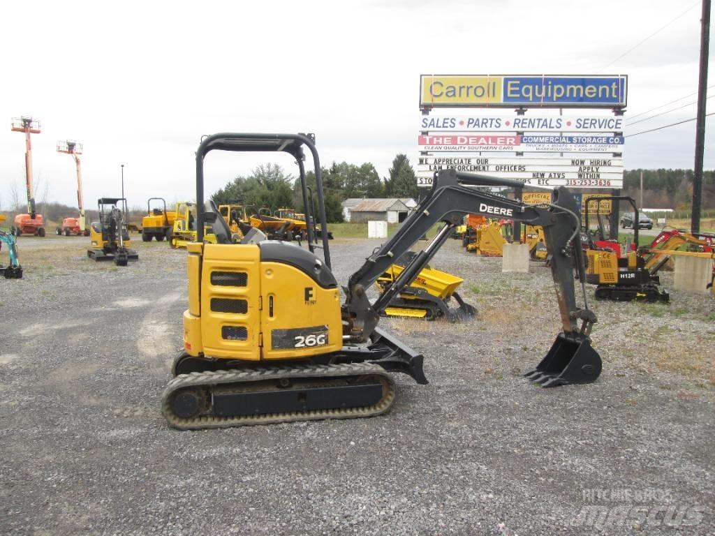John Deere 26G حفارات صغيرة أقل من 7 طن (حفارات صغيرة)