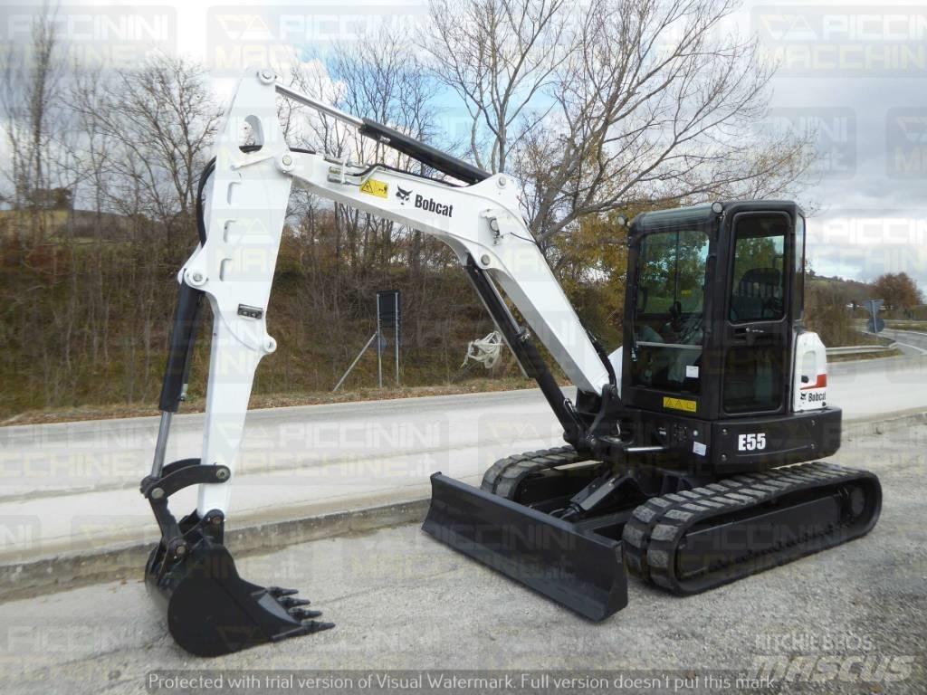 Bobcat E55 حفارات صغيرة أقل من 7 طن (حفارات صغيرة)