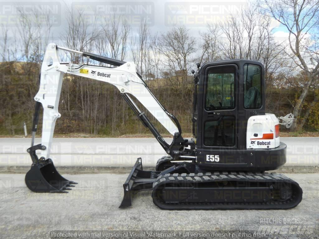 Bobcat E55 حفارات صغيرة أقل من 7 طن (حفارات صغيرة)