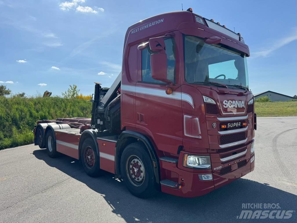 Scania R 500 CB شاحنات الرافعات