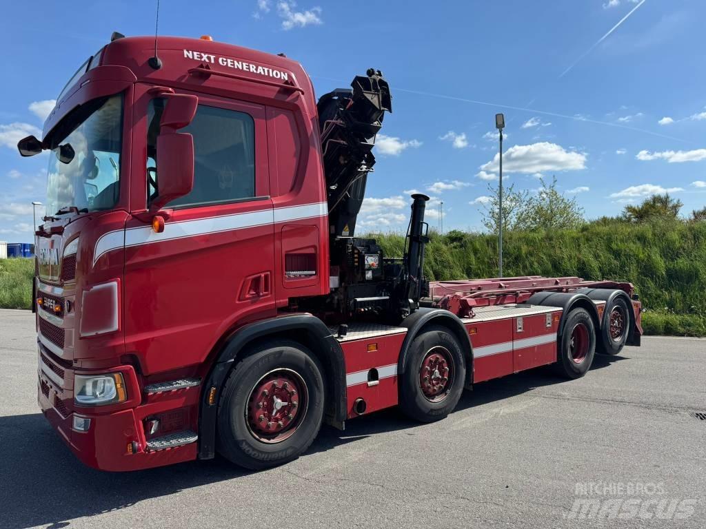 Scania R 500 CB شاحنات الرافعات