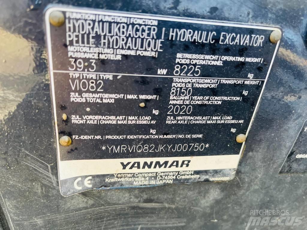 Yanmar Vio 82 حفارات وسط 7 طن - 12 طن