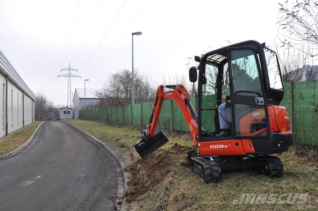 Kubota KX 019-4 حفارات صغيرة أقل من 7 طن (حفارات صغيرة)