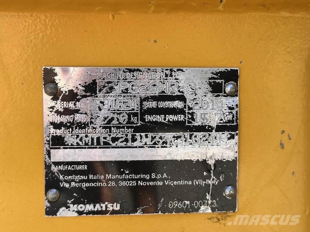 Komatsu PC26MR-3 حفارات صغيرة أقل من 7 طن (حفارات صغيرة)