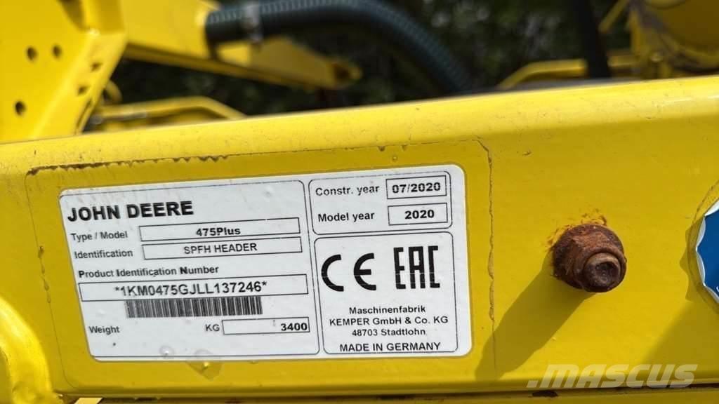 John Deere 8500 0 حصادات