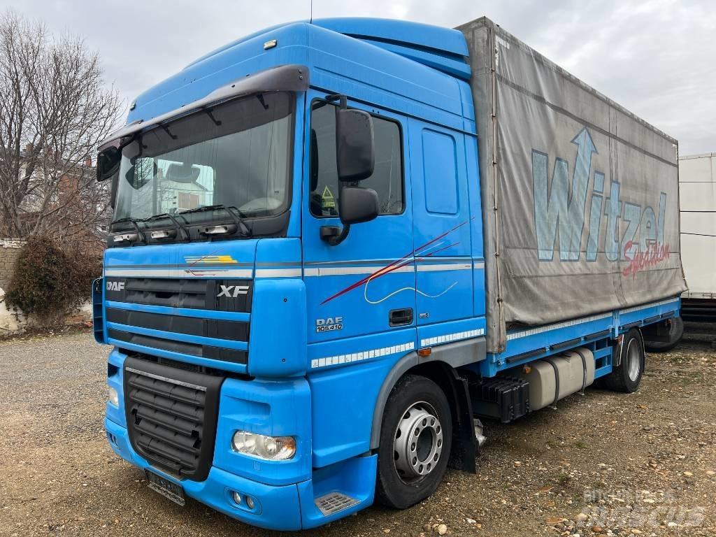 DAF XF105.410 شاحنات بغطاء جانبي