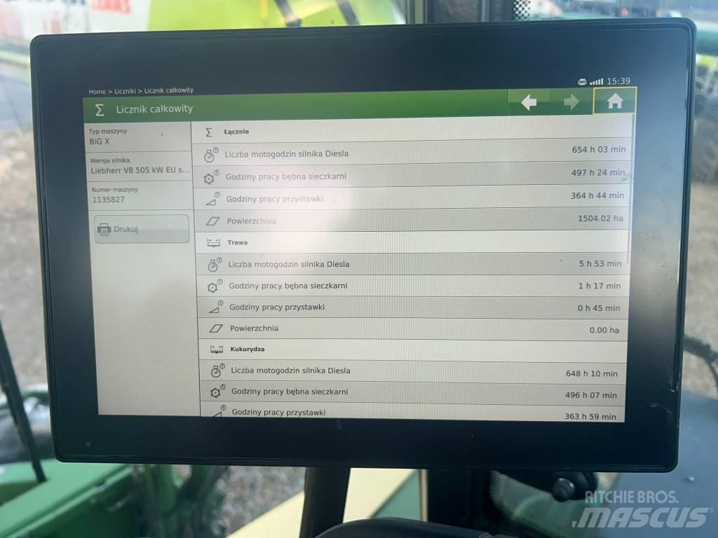 Krone Big X 680 علافات ذاتية الدفع