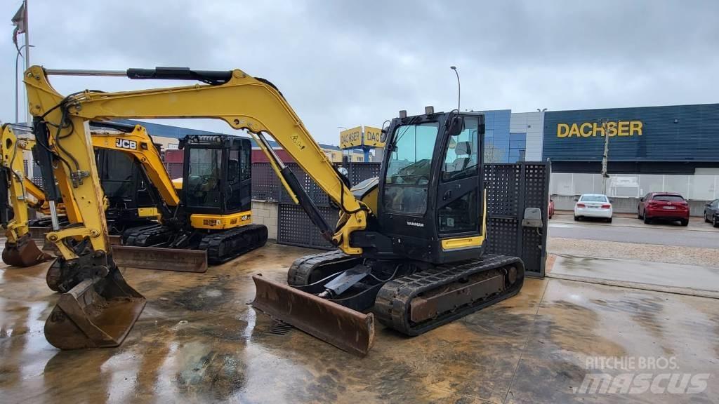Yanmar Vio 80-1A حفارات وسط 7 طن - 12 طن