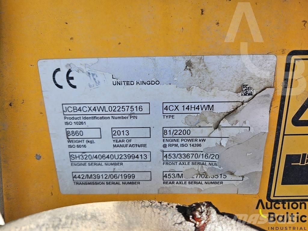 JCB 4 CX لوادر ذات جرافات عكسية