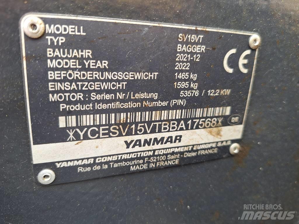 Yanmar SV 15 حفارات صغيرة أقل من 7 طن (حفارات صغيرة)
