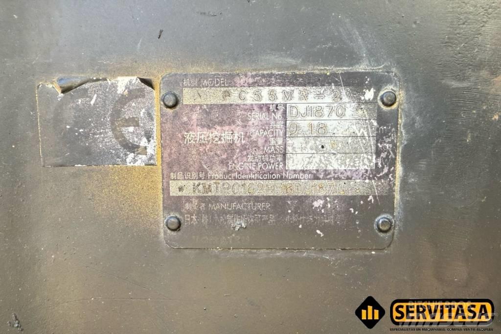 Komatsu PC 55 MR-2 حفارات صغيرة أقل من 7 طن (حفارات صغيرة)