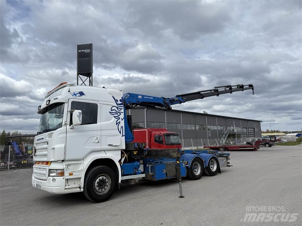 Scania R420 6X2 شاحنات الرافعات
