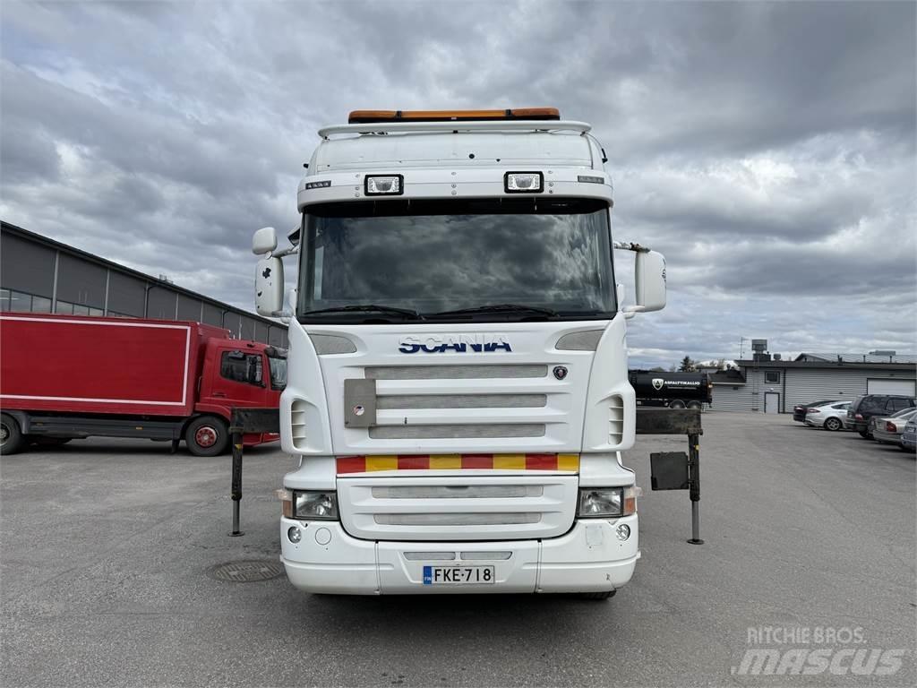 Scania R420 6X2 شاحنات الرافعات