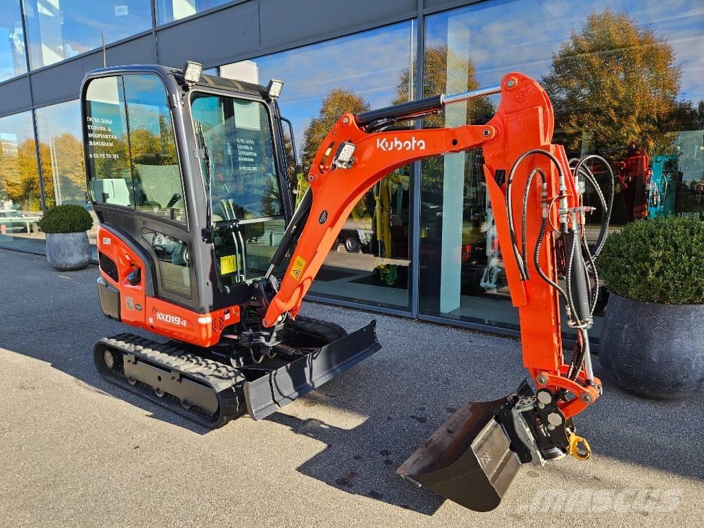 Kubota KX 019-4 حفارات صغيرة أقل من 7 طن (حفارات صغيرة)