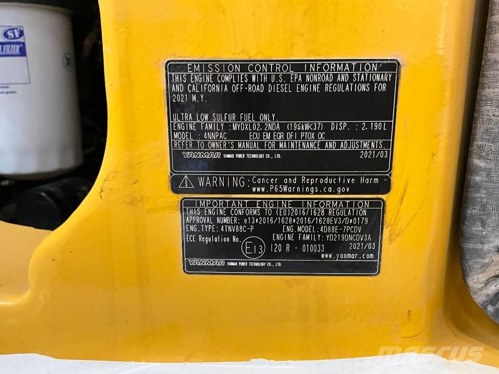 Komatsu PC 55 MR-5 حفارات صغيرة أقل من 7 طن (حفارات صغيرة)