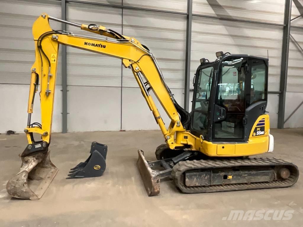 Komatsu PC 55 MR-5 حفارات صغيرة أقل من 7 طن (حفارات صغيرة)